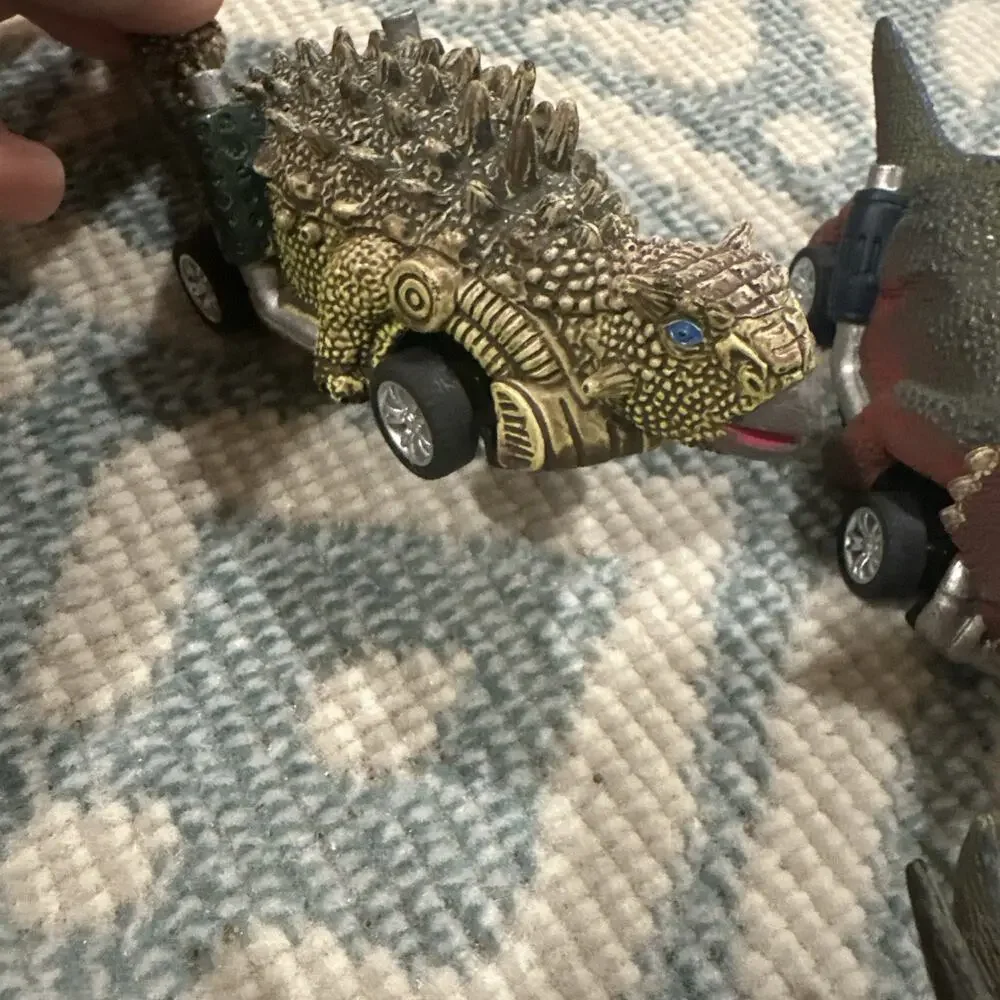 Dinosaur‎ Vehicles Mini Toys Car Dinosaur Model Action Figures Pull Back And Go